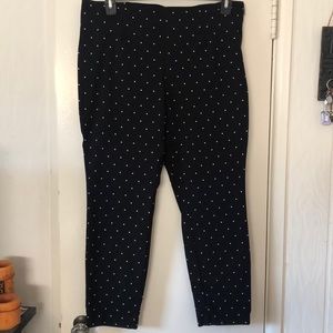 Black and White Polka Dot Slacks